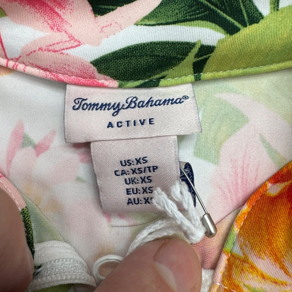 NEW Tommy Bahama Active Women's Floral Sleeveless Top Golf Tennis, Size XS NWT - Picture 6 of 8